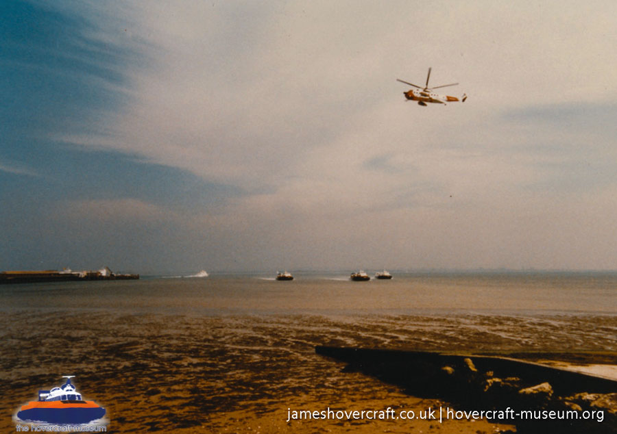 AP1-88 hovercraft promotional day by BHC -  (credit: The <a href='http://www.hovercraft-museum.org/' target='_blank'>Hovercraft Museum Trust</a>).